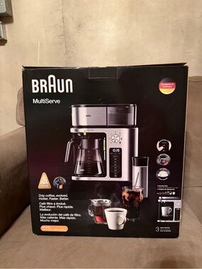 Braun MultiServe Coffee Maker in Silver